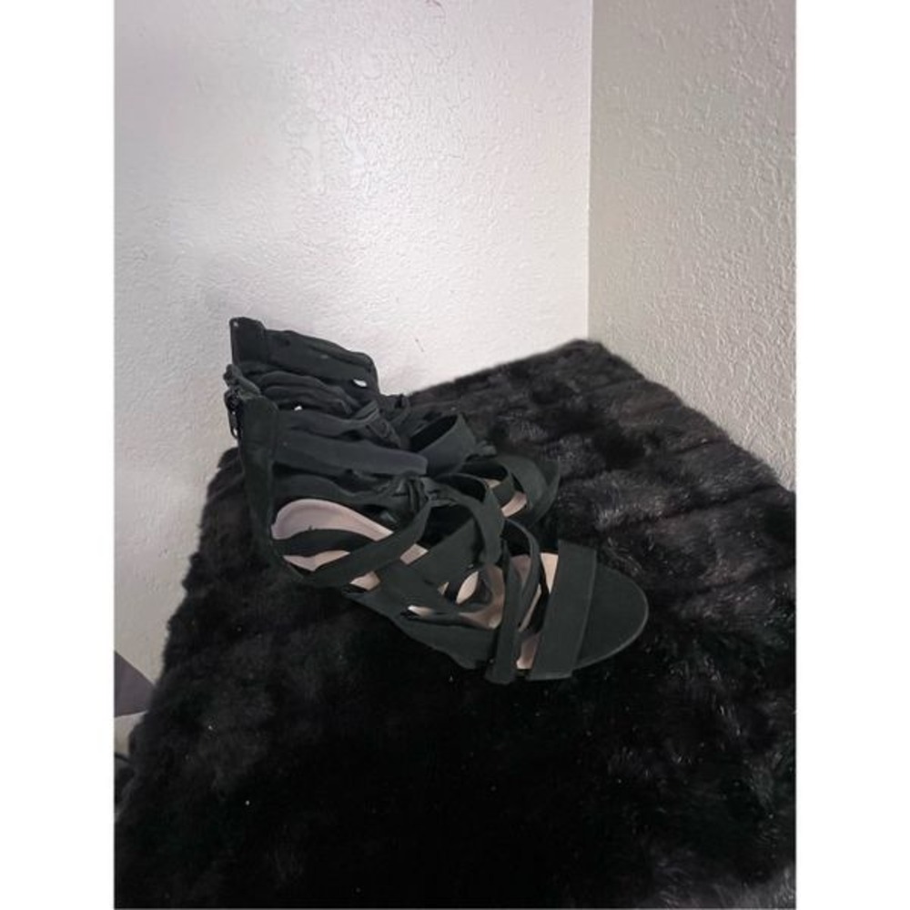 MARCOREPUBLIC Dubai Open Toe High  heels 11 Platform Ankle Strap High Heels Stil